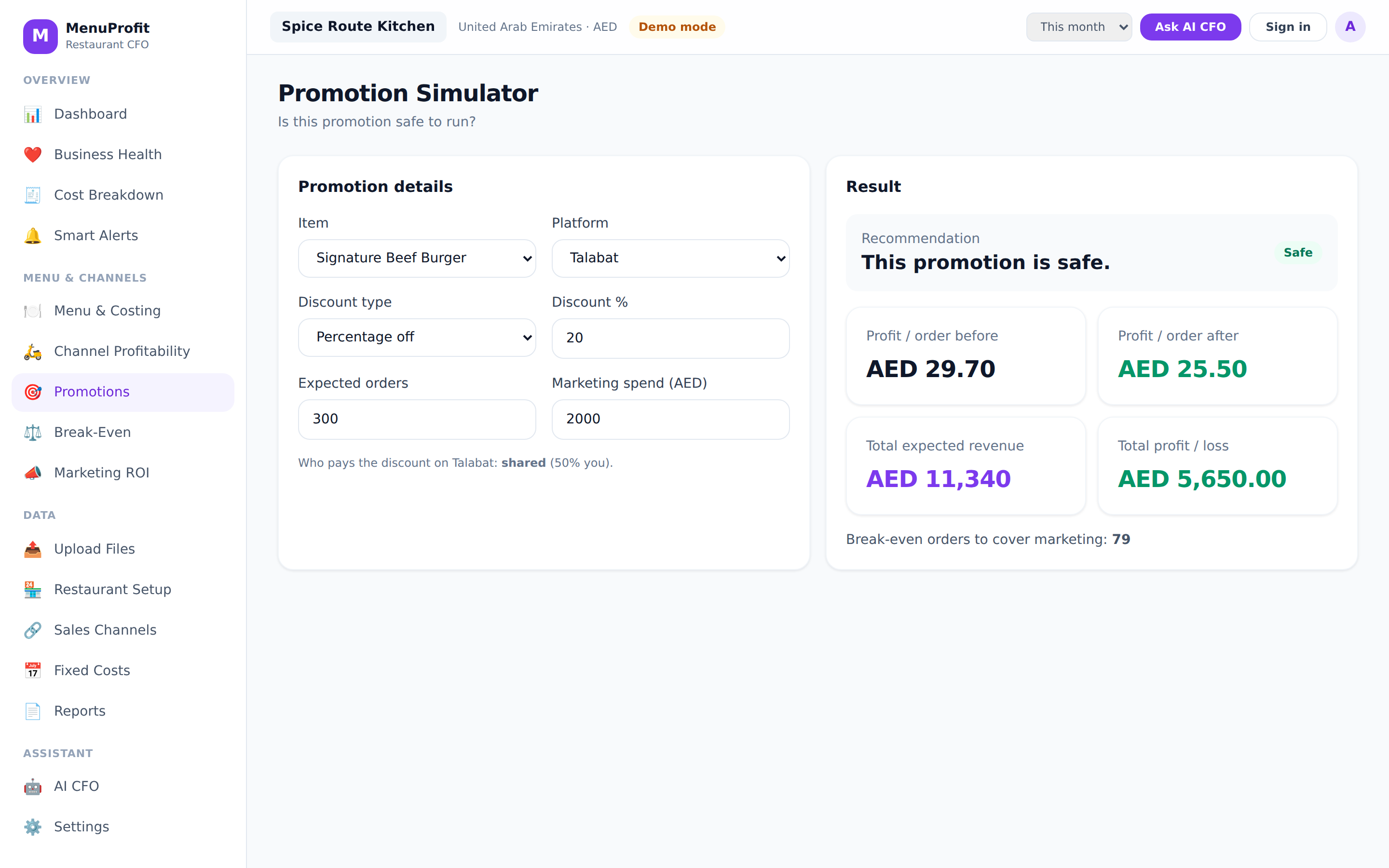 Promotion Simulator